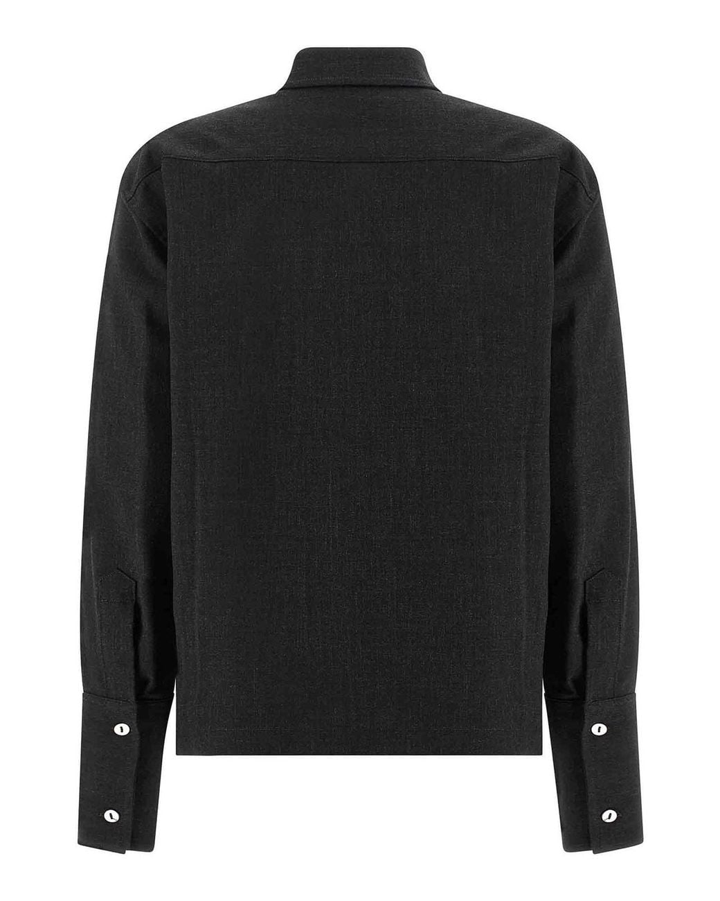 Thelatest Black Mlange Shirt