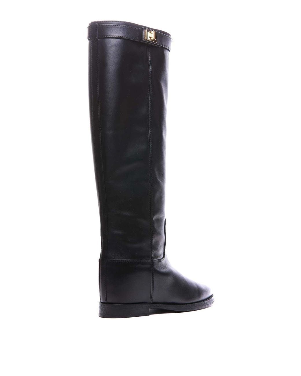 Via Roma 15 Blue Leather Boots