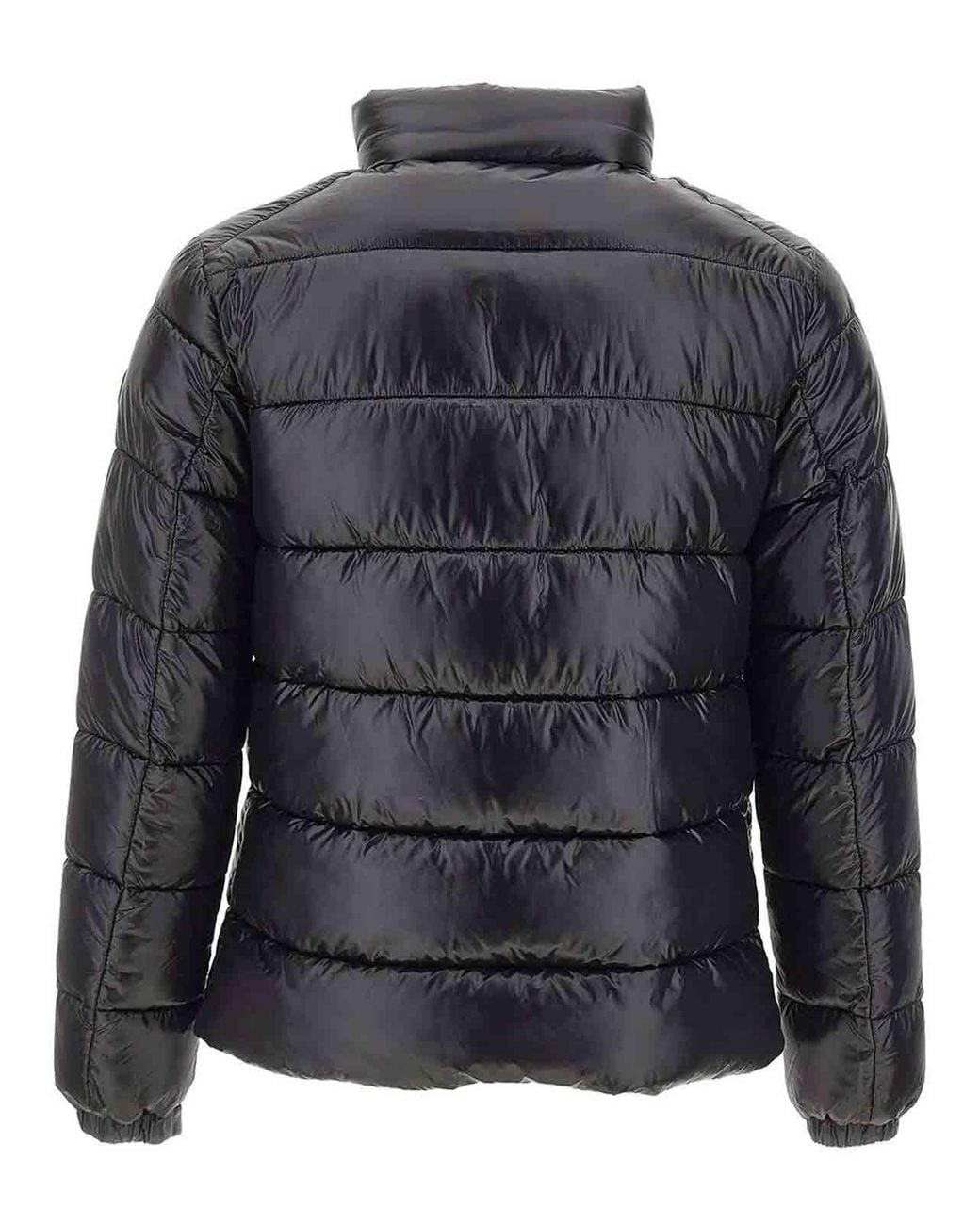 Save The Duck Gray Jobim Lacquer-Effect Down Jacket for men