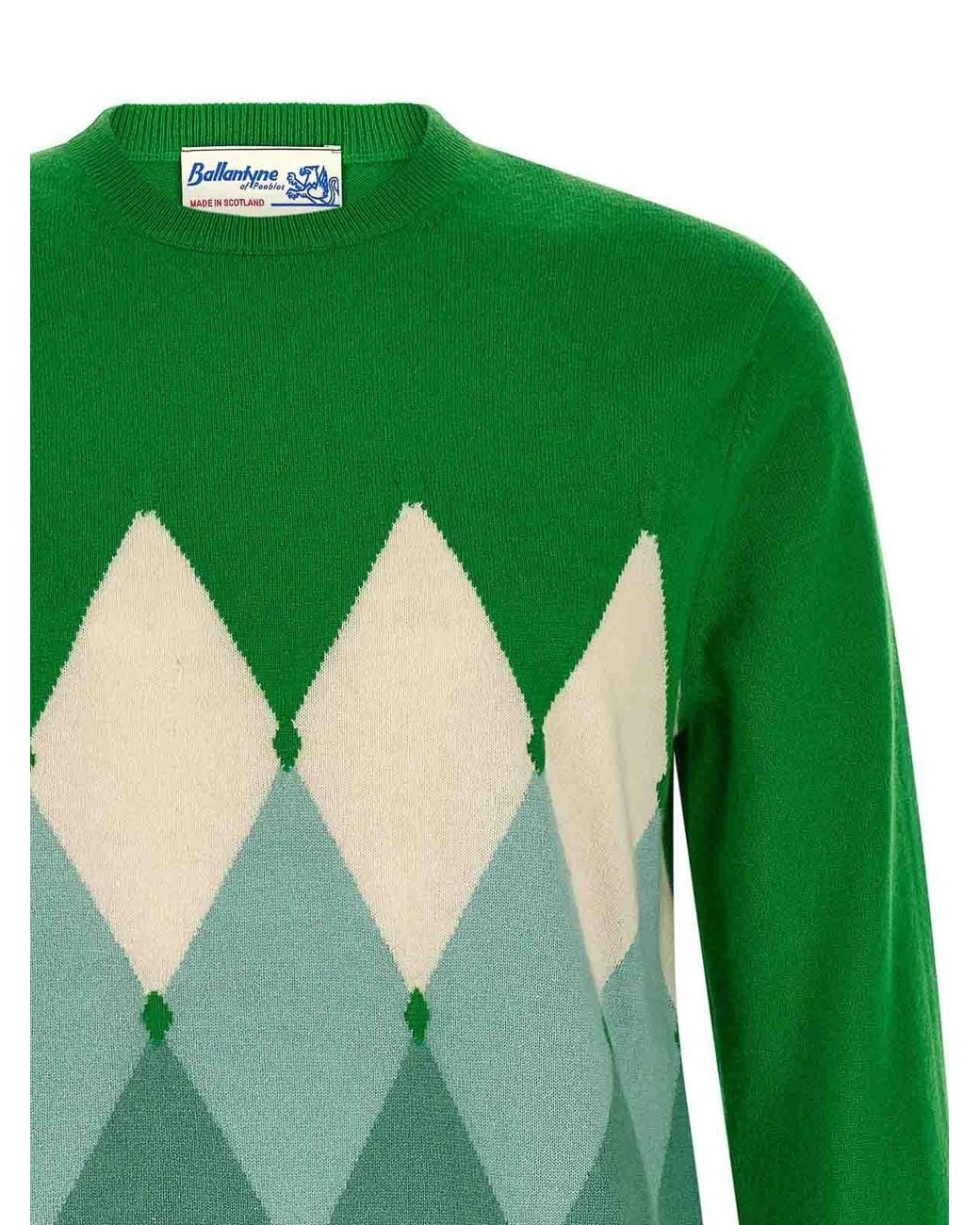 Ballantyne Green Sweater for men