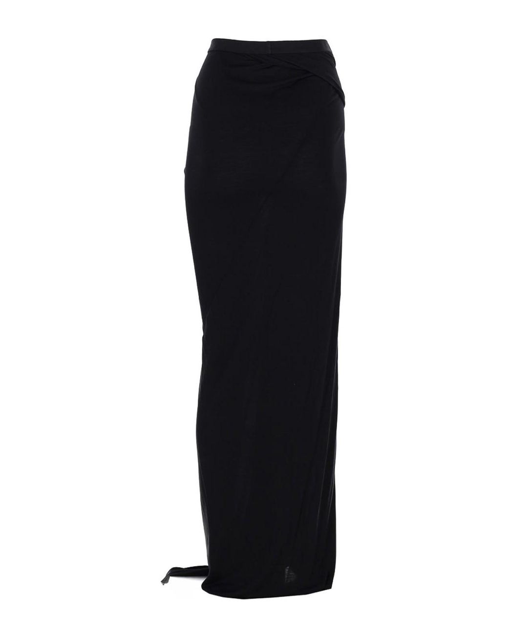 Rick Owens Black Long Skirt