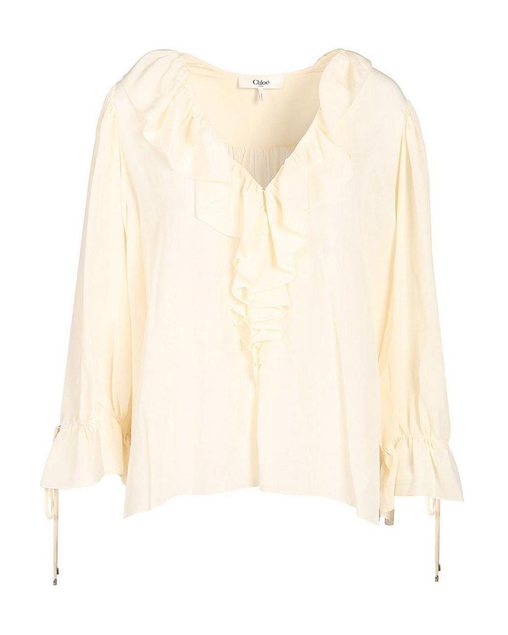 Camisa Chloé de color Natural
