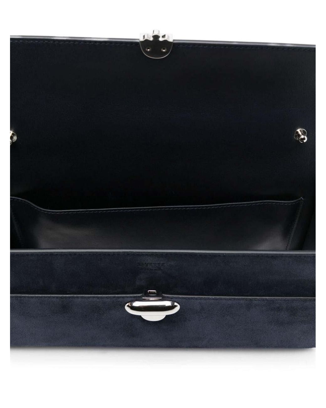 SAVETTE Blue Suede Bag