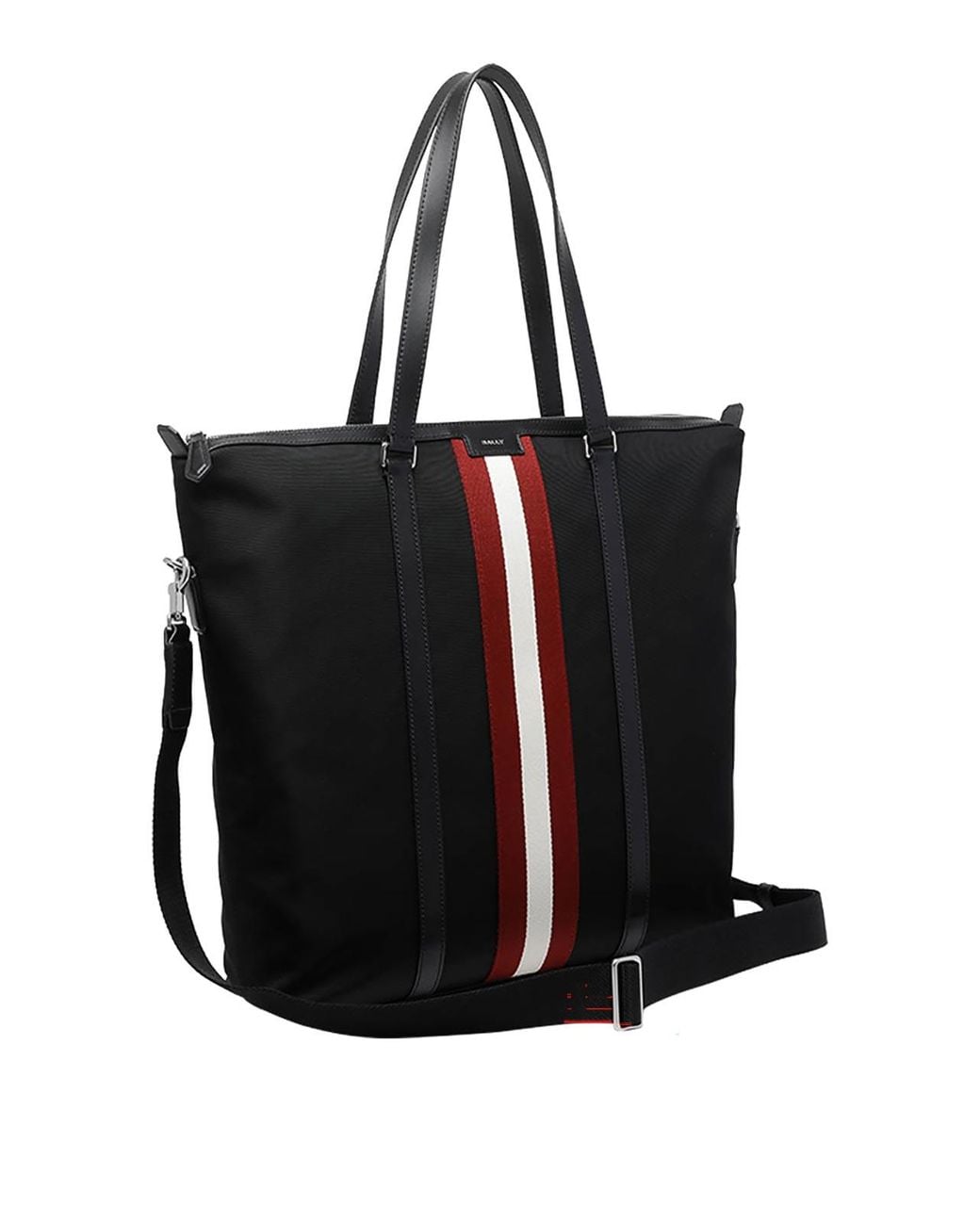 Bally Black Code Tote Bag for men