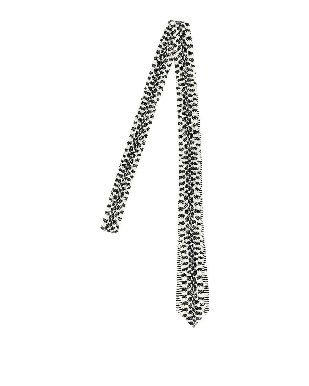 Tom Ford White Snake Print Tie Tie for men