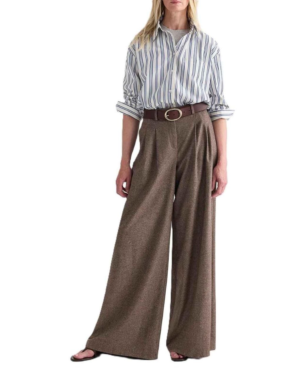 Twp Brown Trousers Avery