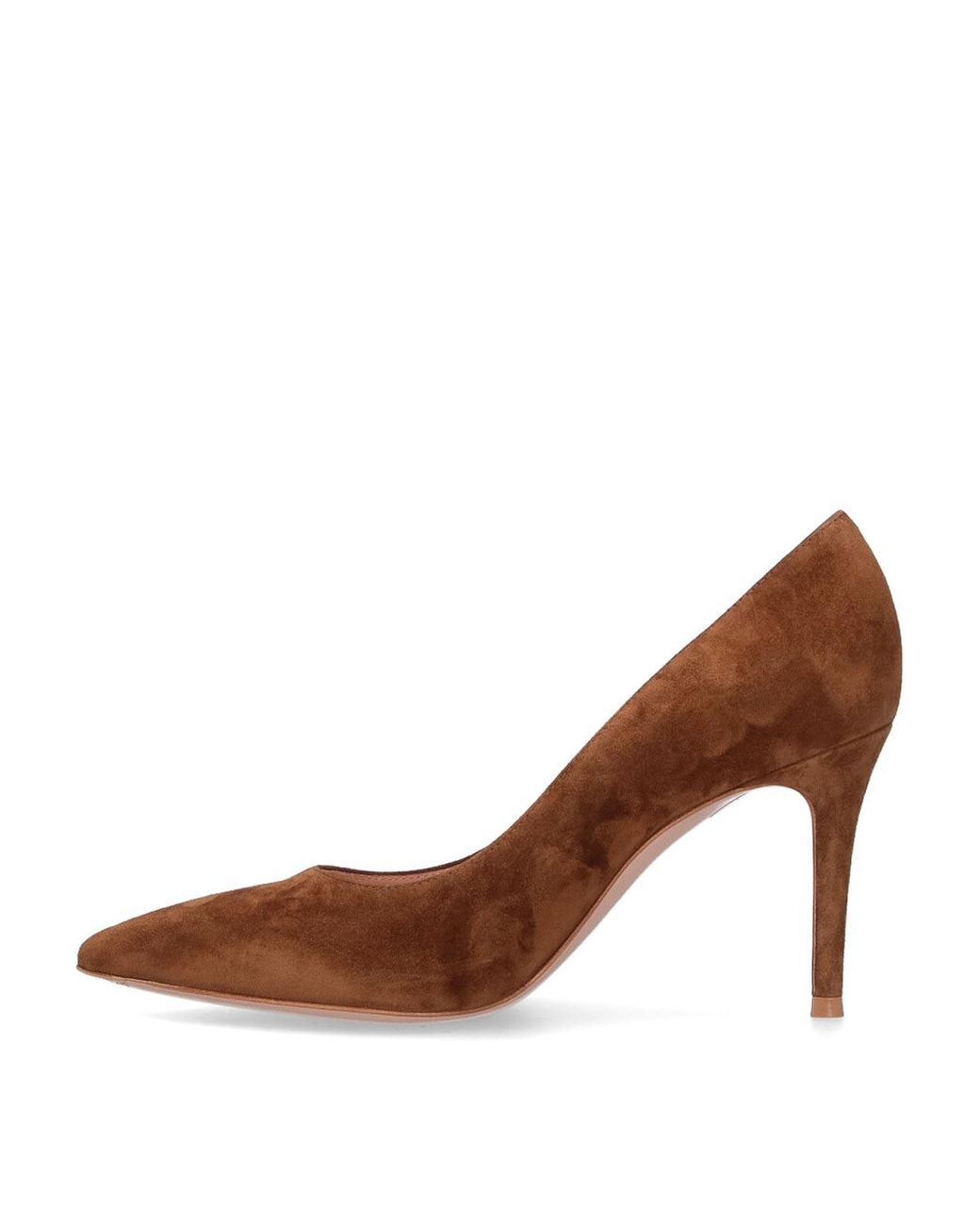 Gianvito Rossi Brown Dcollet
