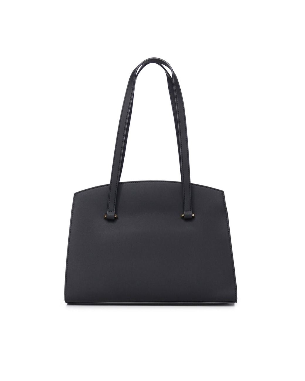 Love Moschino Black Shoulder Bag With Logo Writing