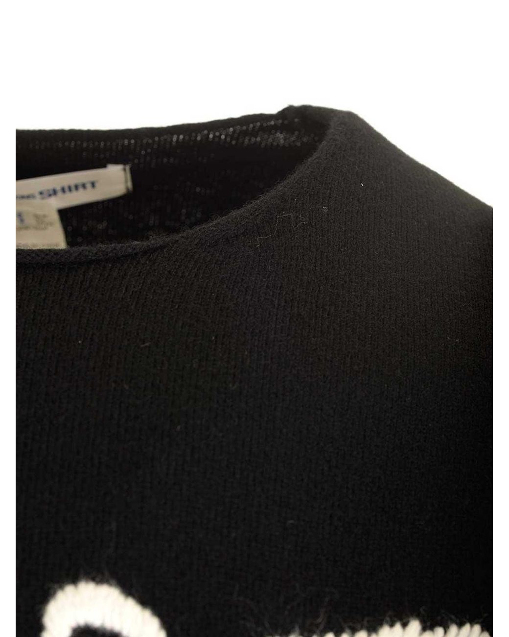 Suéter Cuello Redondo Comme des Garçons de hombre de color Black