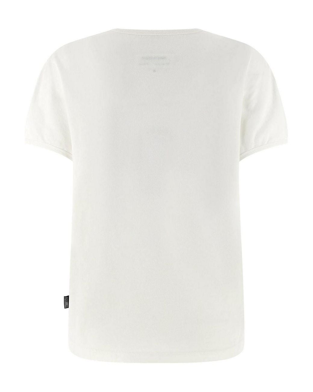 MM6 by Maison Margiela White Arc Print T-Shirt