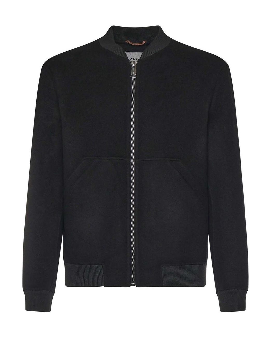 Amaranto Black Wool And Cashmere Jacket for men