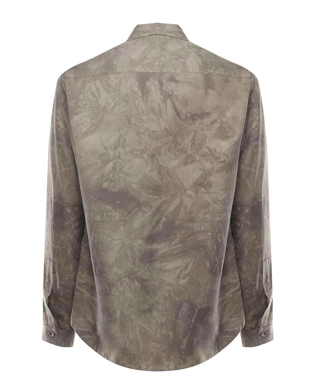 Giuliano Galiano Gray Kito Viscose Shirt for men