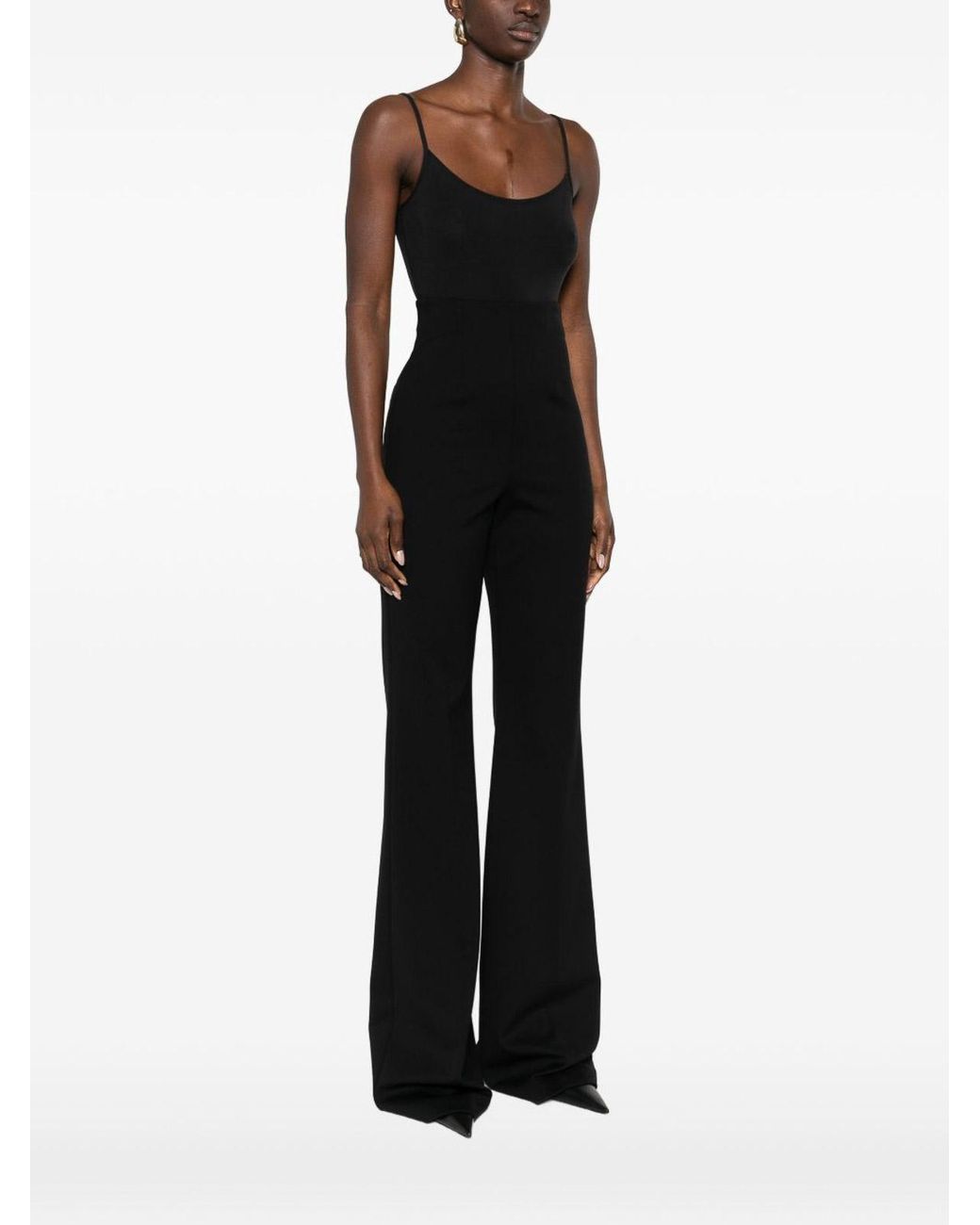 Sportmax Black Flared Trousers