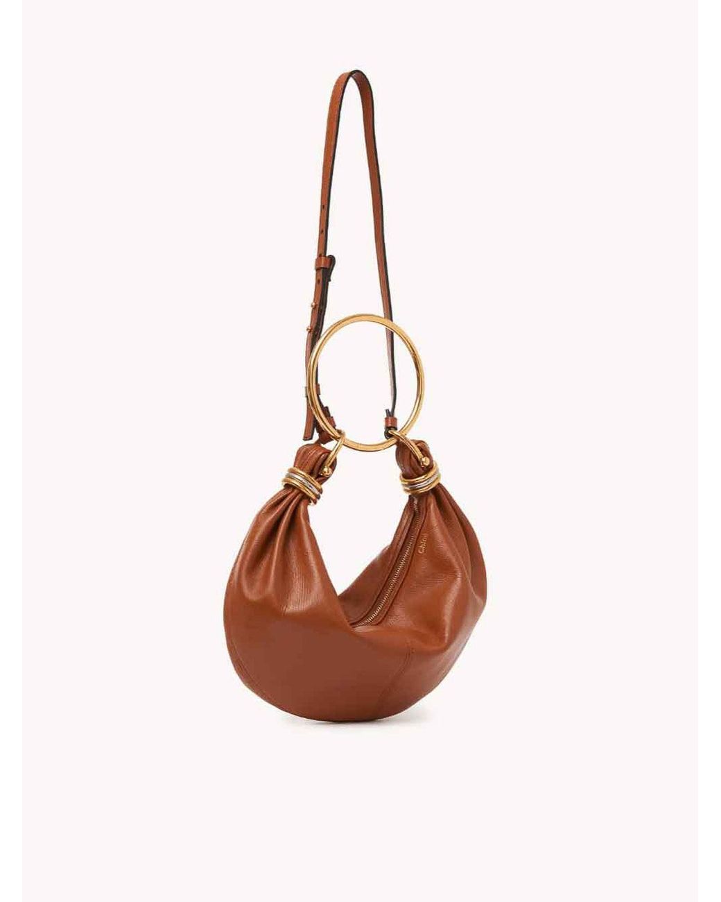 Chloé Brown Bracelet Bag