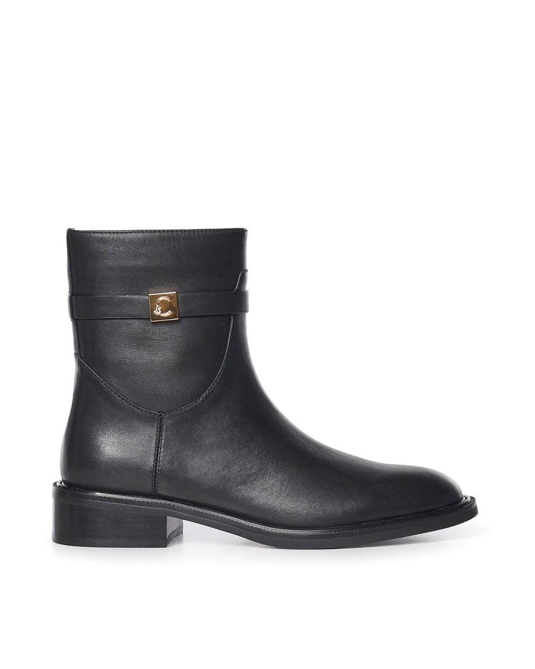 Coccinelle Black Leather Chelsea Boots