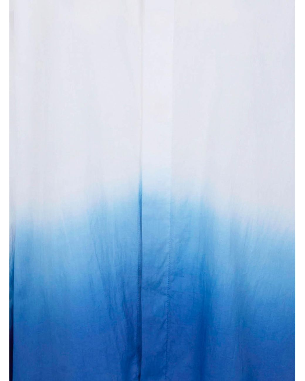 Maria Calderara Blue Shaded Cotton Muslin Shirt