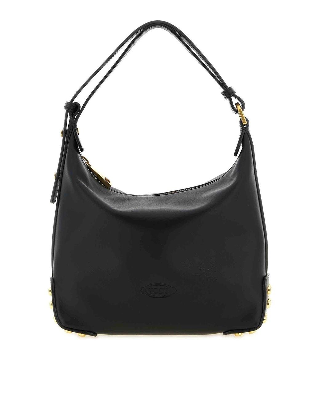 Tod's Black Metal Dots Mini Shoulder Bag