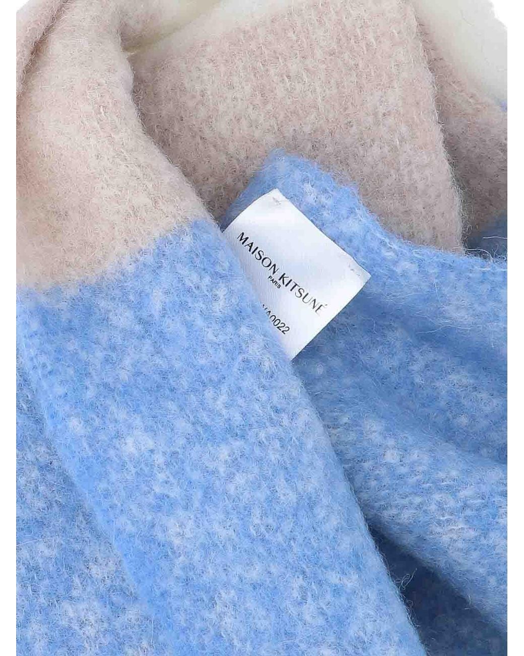 Sciarpa di Maison Kitsuné in Blue
