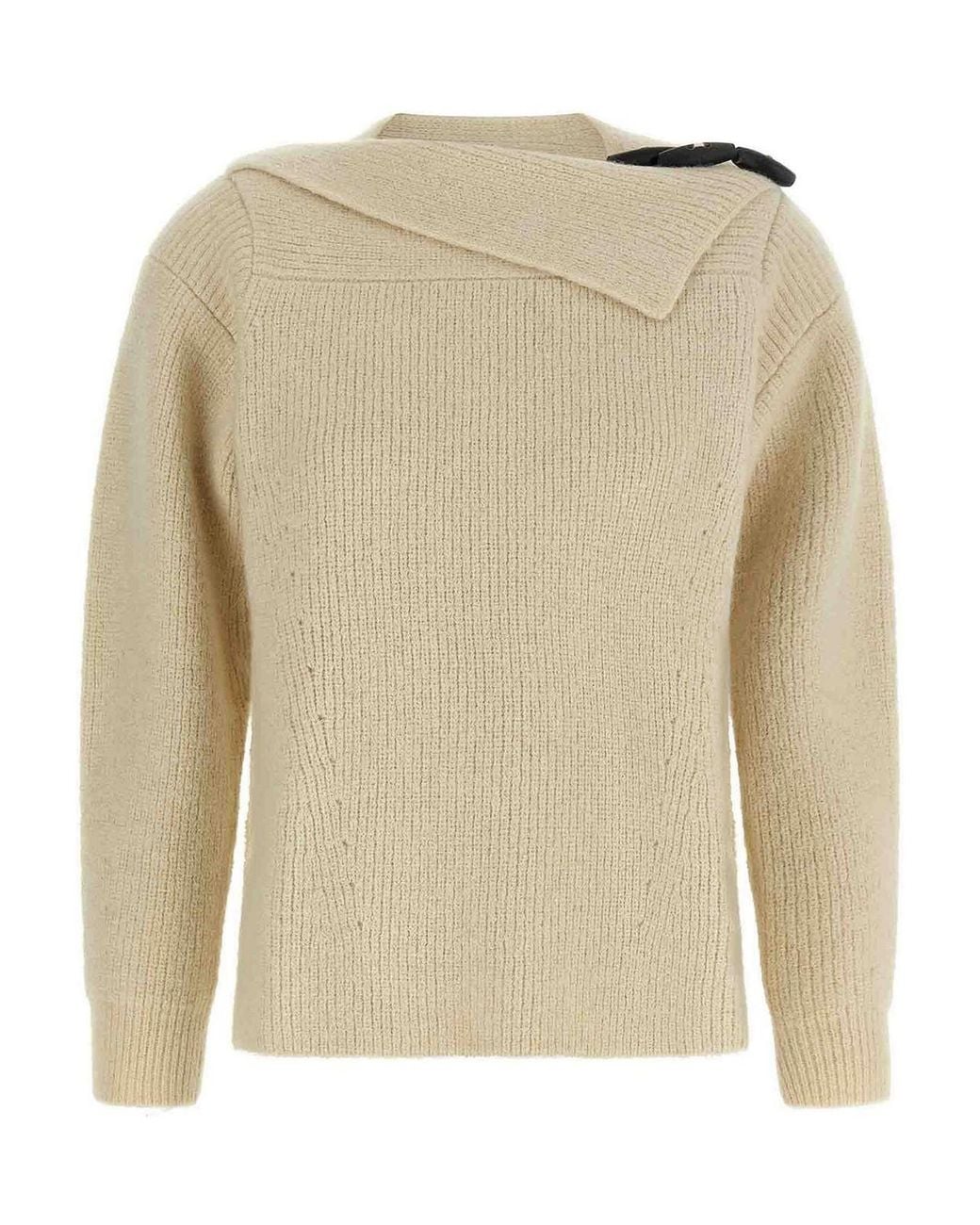 Isabel Marant Natural Thais Sweater With Alamari