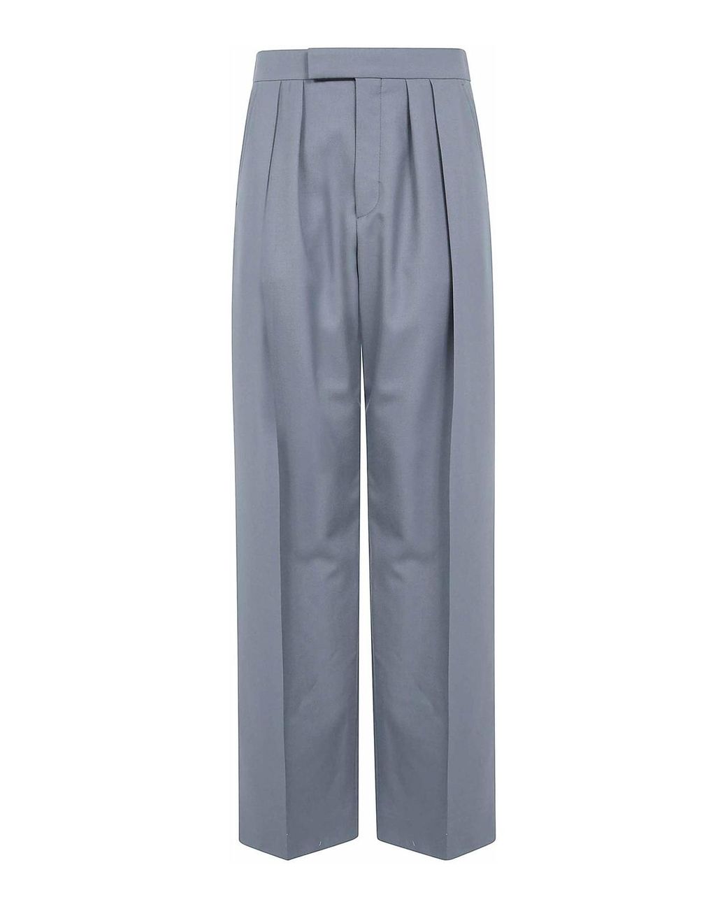 Chloé Gray Palace Wide Leg Trousers