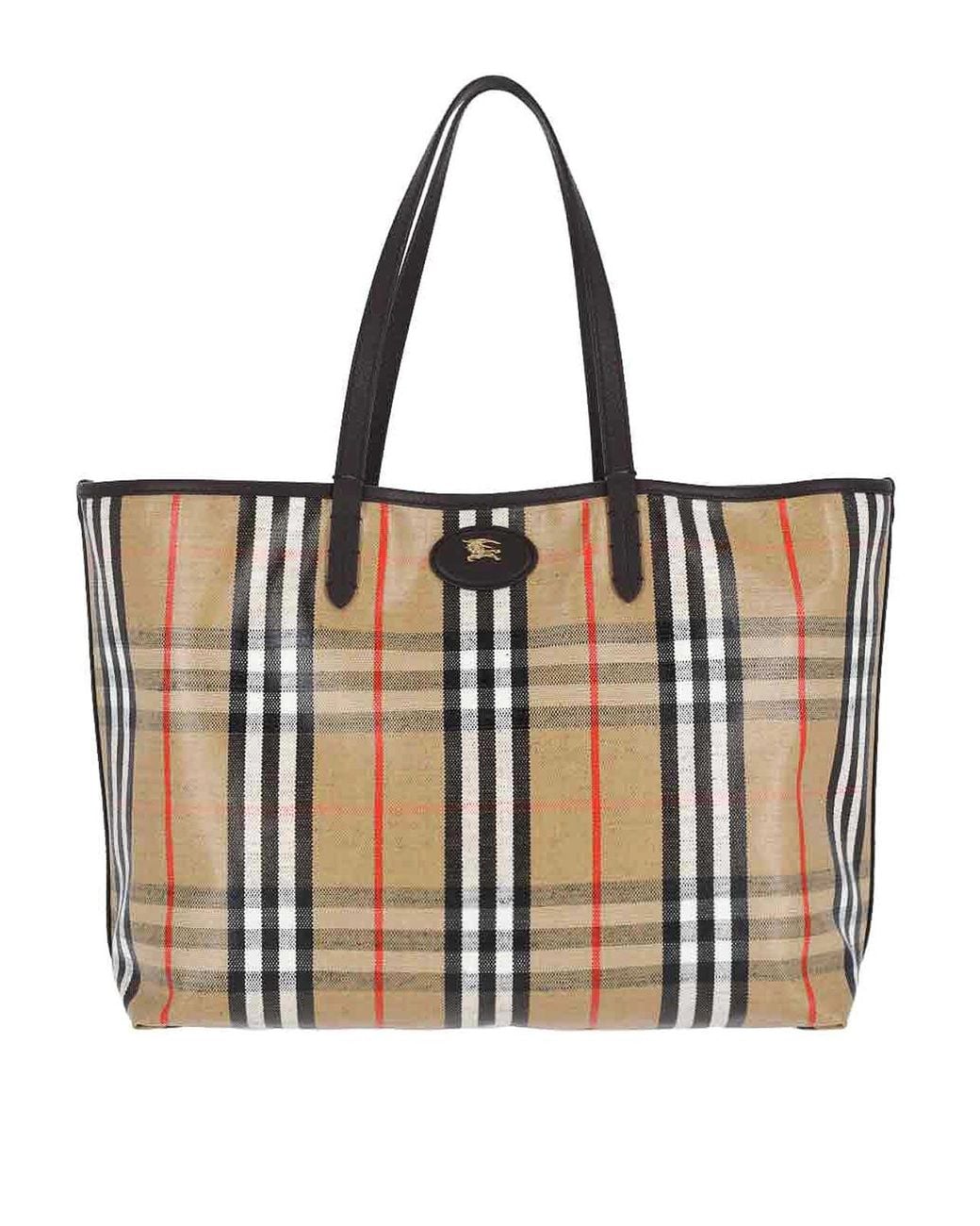 Burberry Black Media Tote Bag