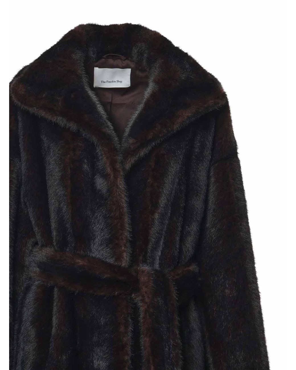Frankie Shop Black Belted Coats