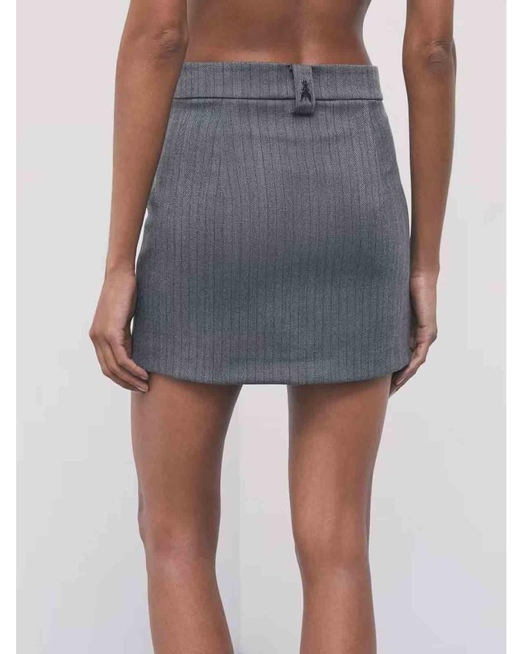 Patrizia Pepe Gray Skirt