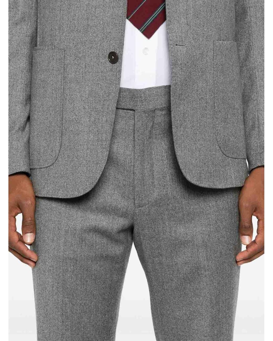 Zegna Gray Complete With Buttons for men