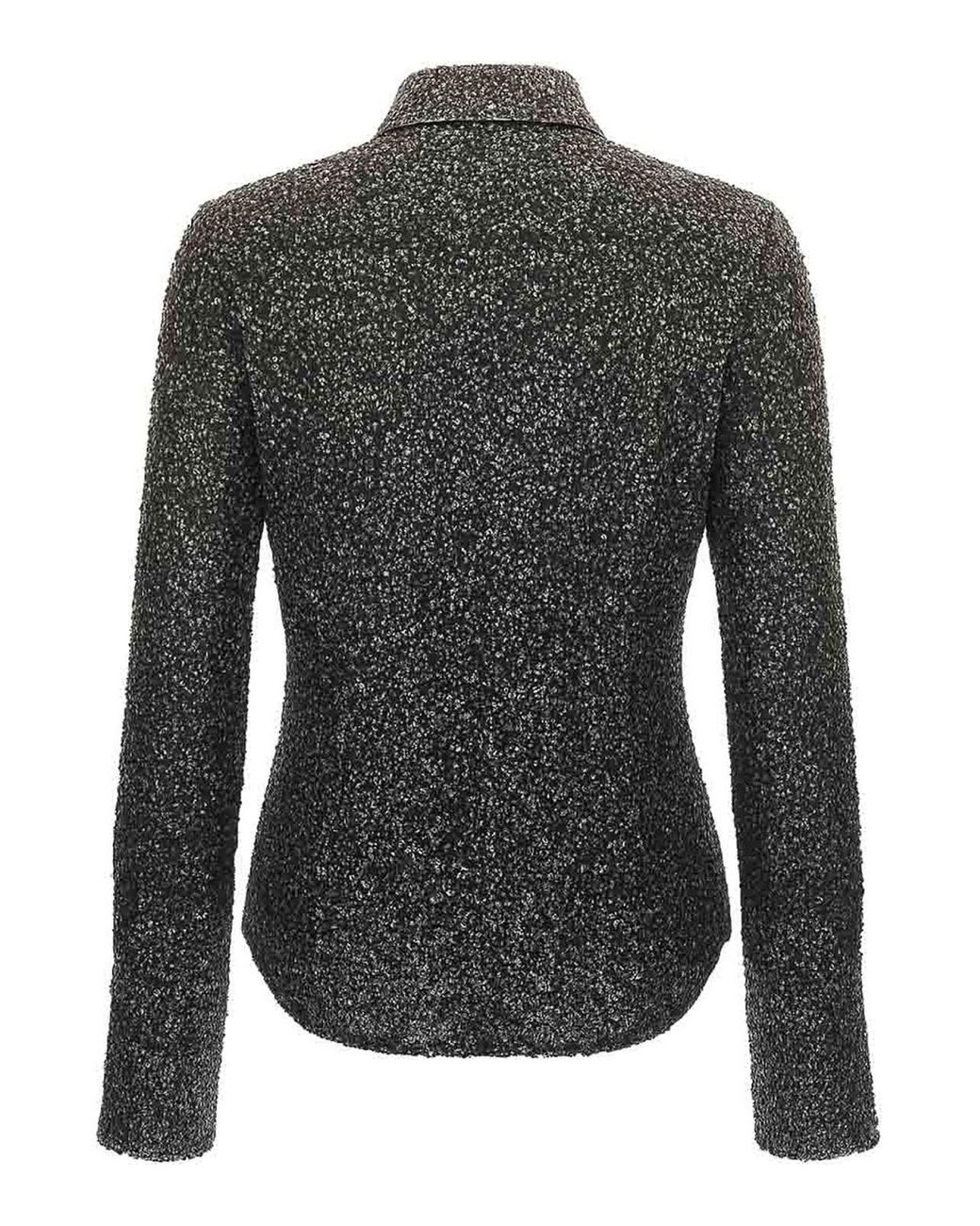 ROTATE BIRGER CHRISTENSEN Black Shirt With Sequins