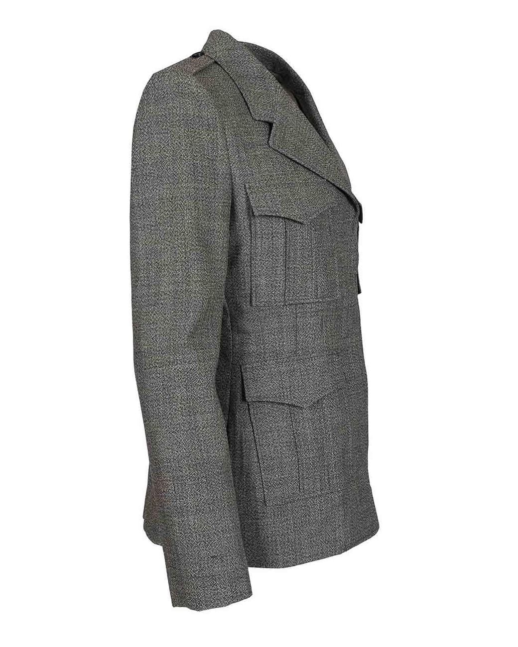 McQueen Black Uniform-Style Jacket