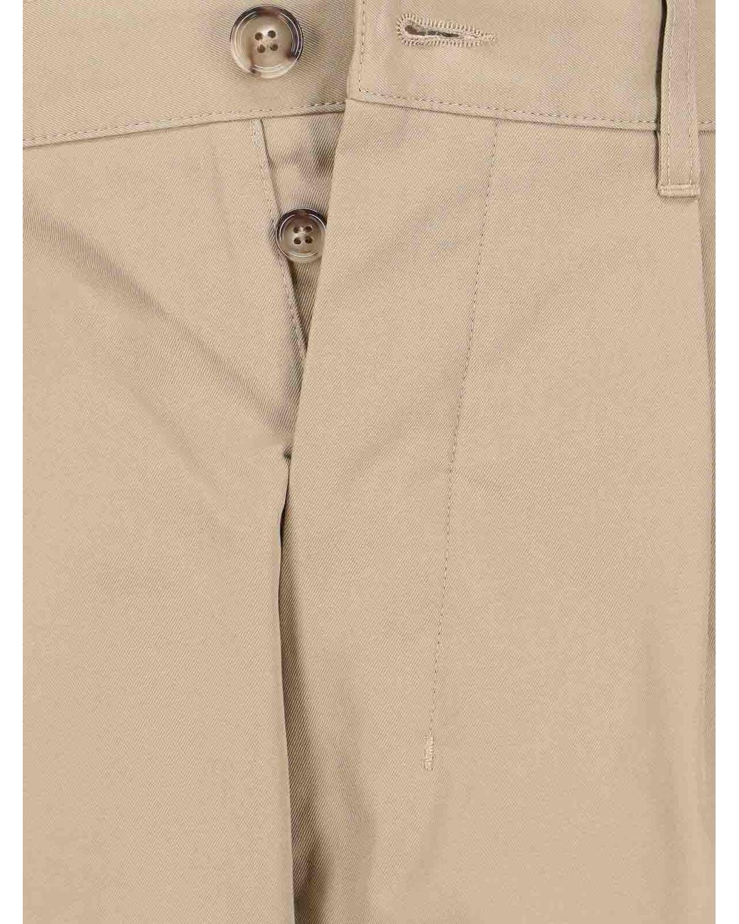 AMI Natural Cotton Trousers for men