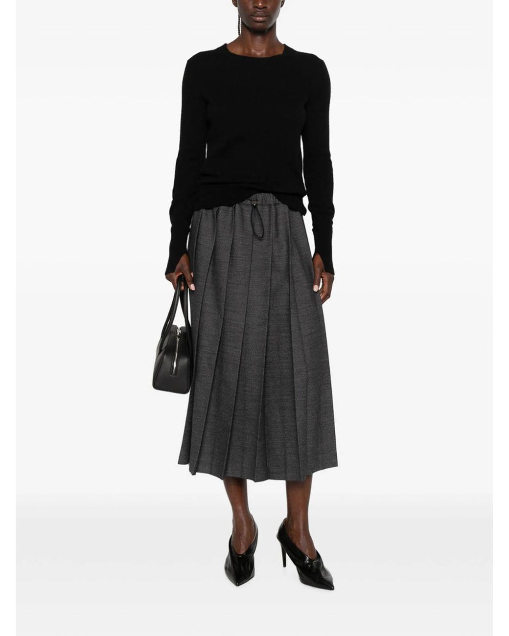 Fabiana Filippi Gray Skirt