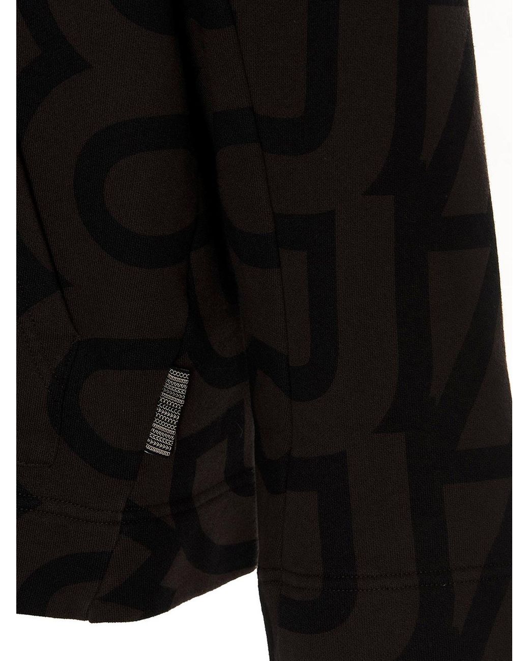 Marc Jacobs Black Monogram Hoodie