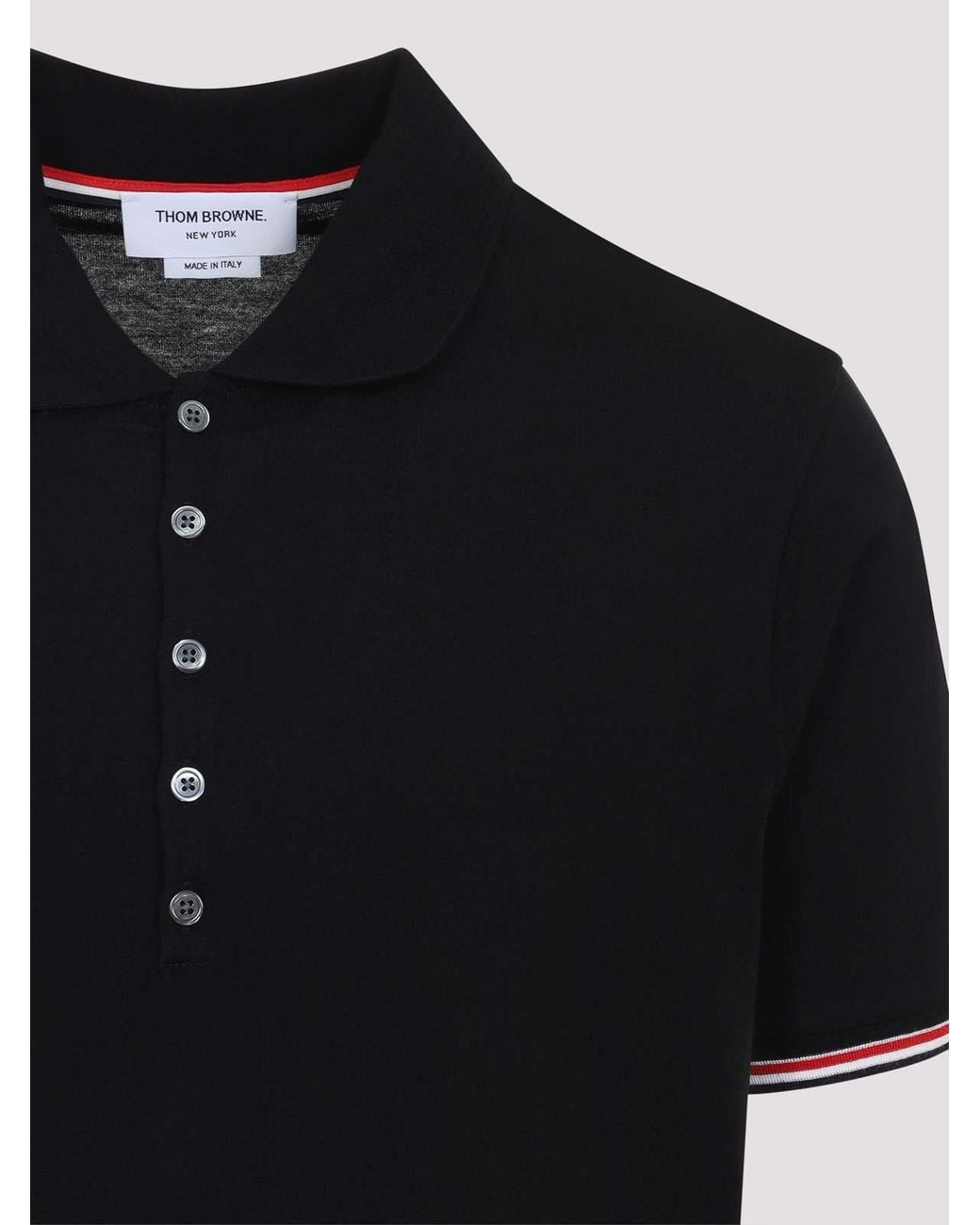 Thom Browne Black Polo for men