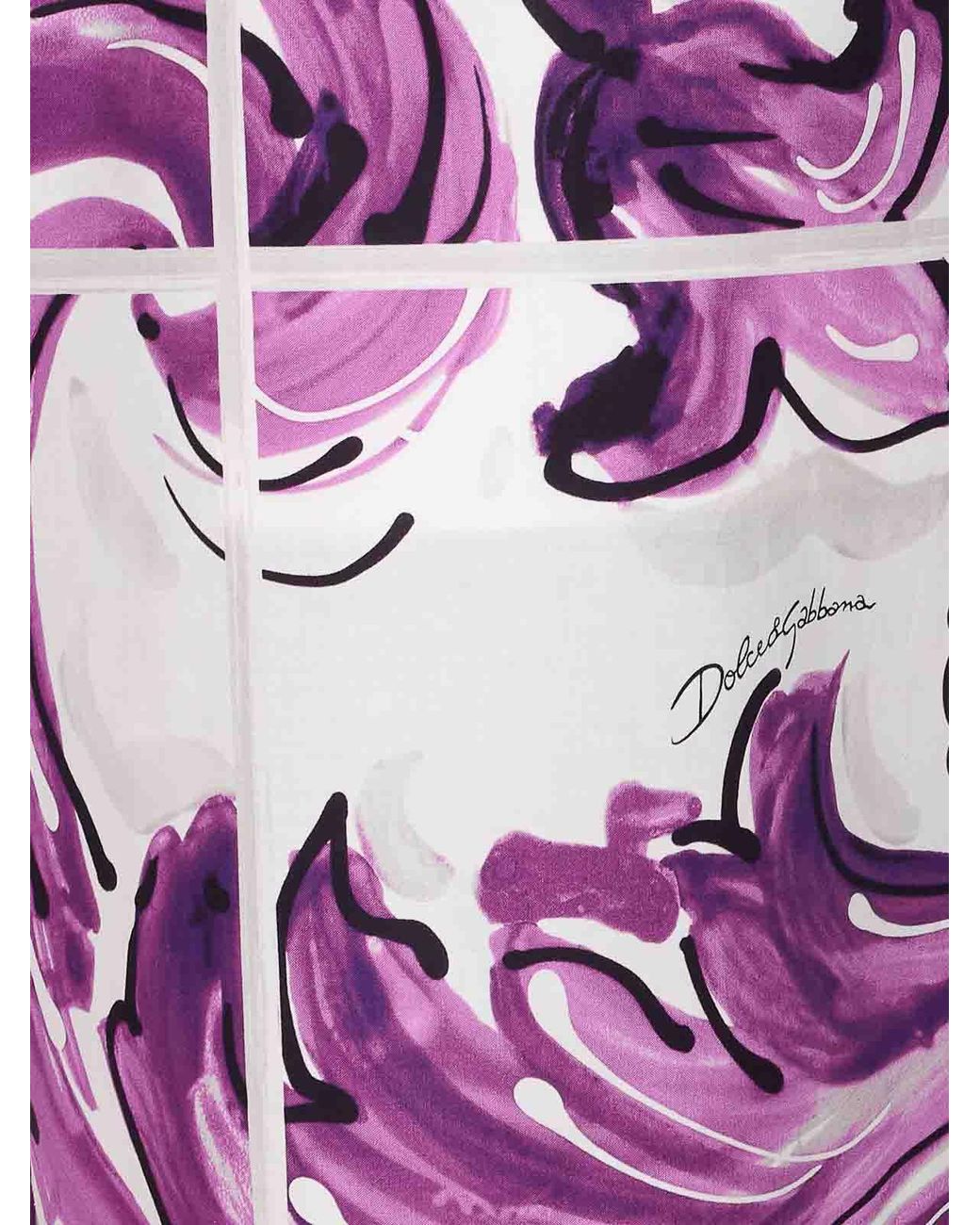 Dolce & Gabbana Purple Maiolica Print Shorts