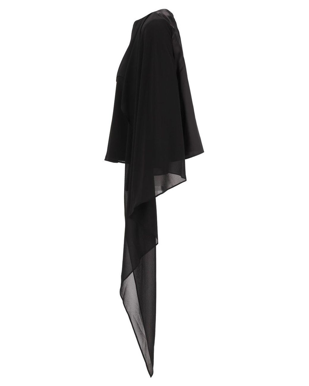 MM6 by Maison Margiela Black Long-Sleeved Top