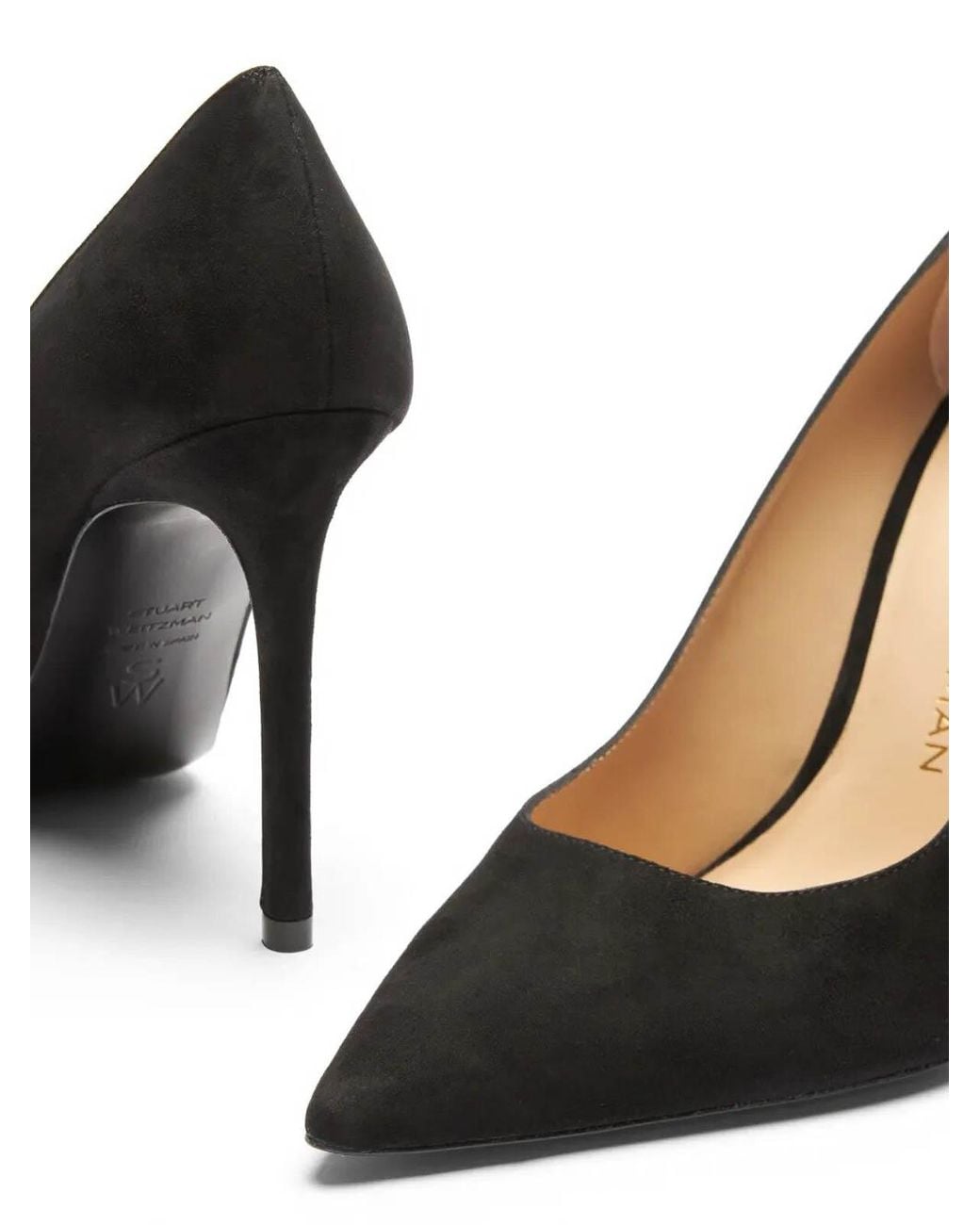 Stuart Weitzman Black "Stuart Power" Decollete T. 100