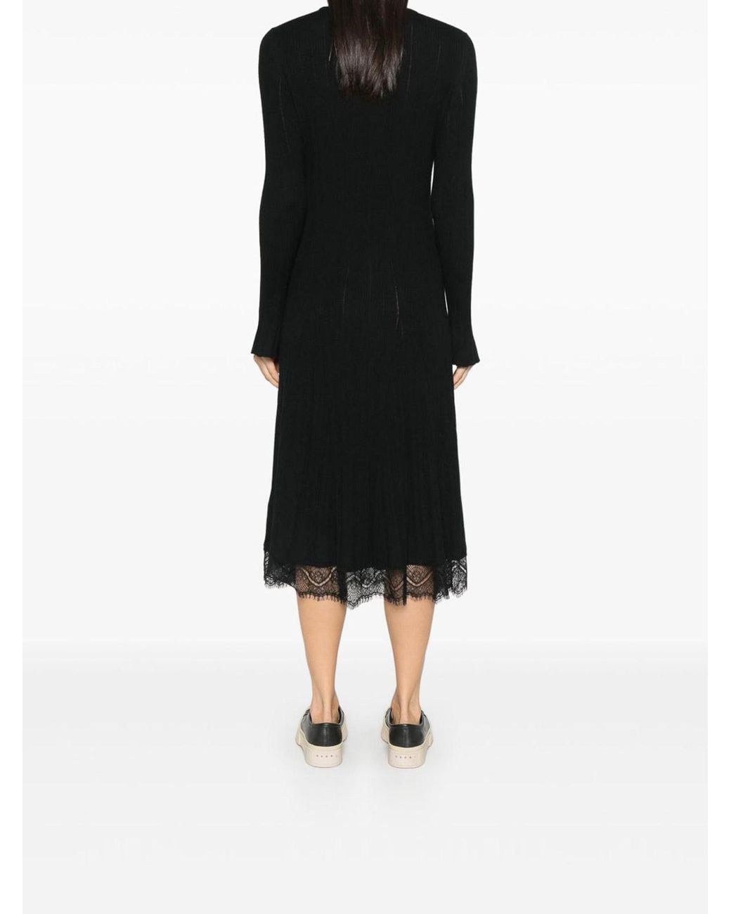 Paul Smith Black Lace Knit Dress