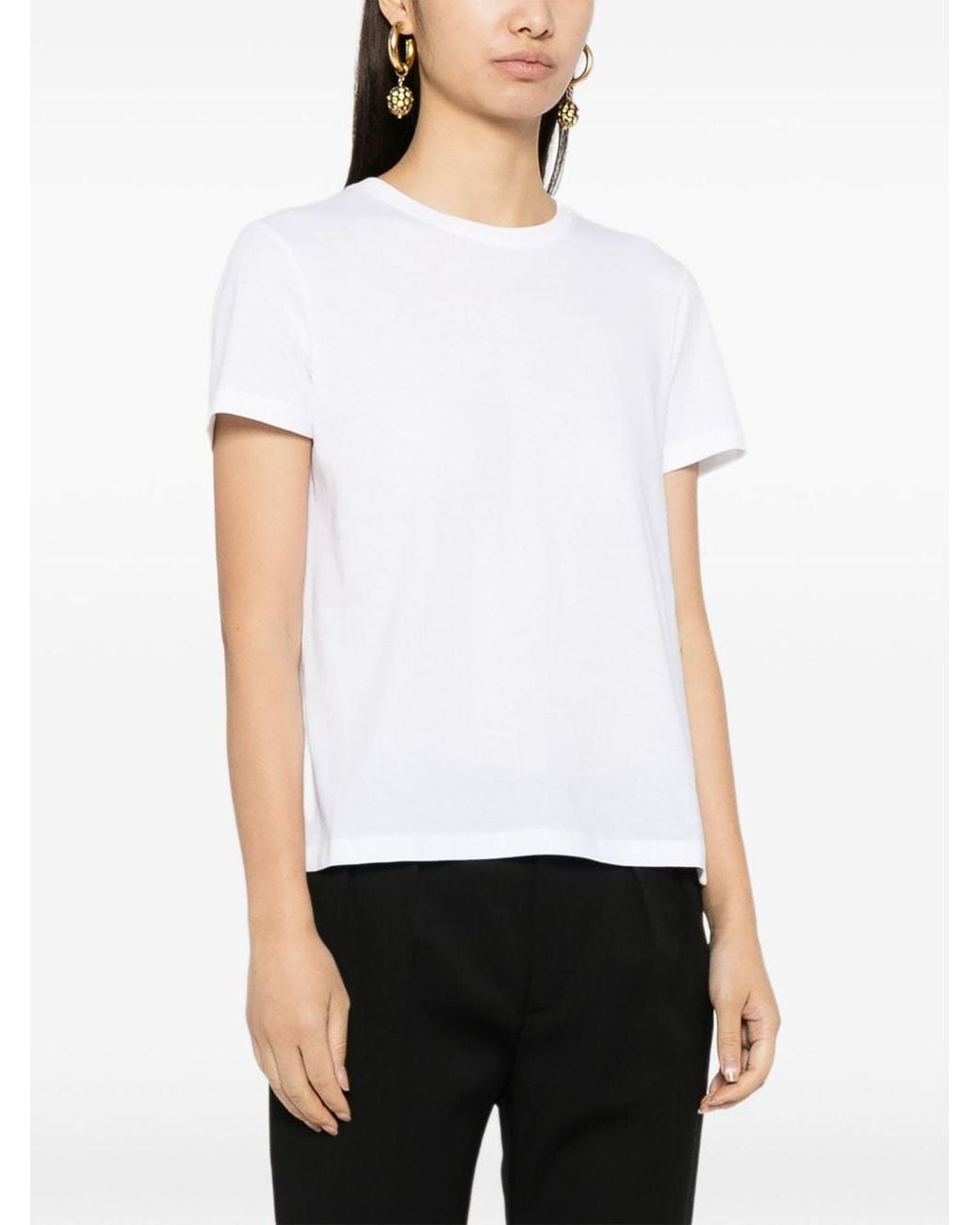 Tom Ford White Optical Cotton Jersey Crewneck T-Shirt