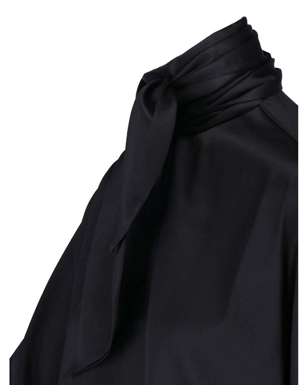Sa Su Phi Black Satin Shirt