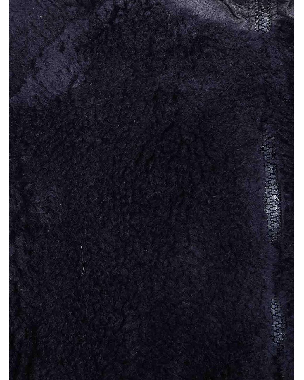 Needles Blue Fur Acrylic Pile Jacket for men