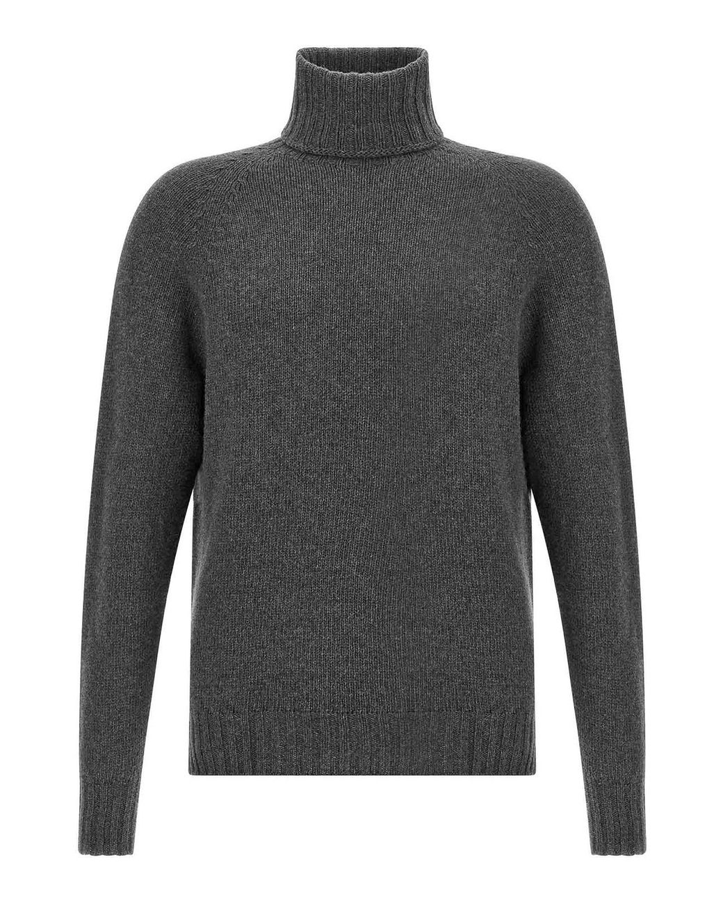 Ma'ry'ya Gray High Neck Sweater for men