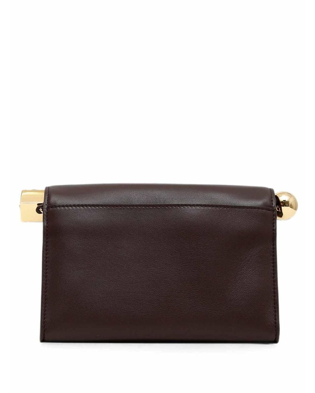 Jacquemus Brown The Round Carre Sac