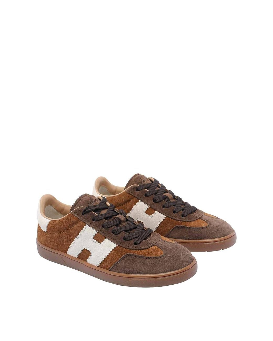 Hogan Brown Cool Sneakers