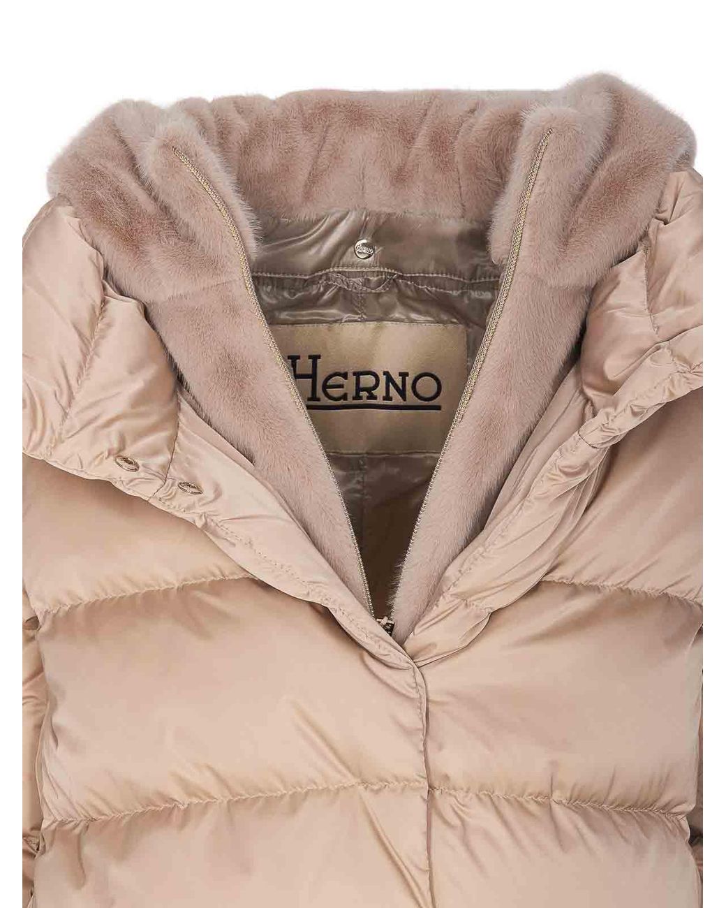 Herno Natural Layered Detail Jacket