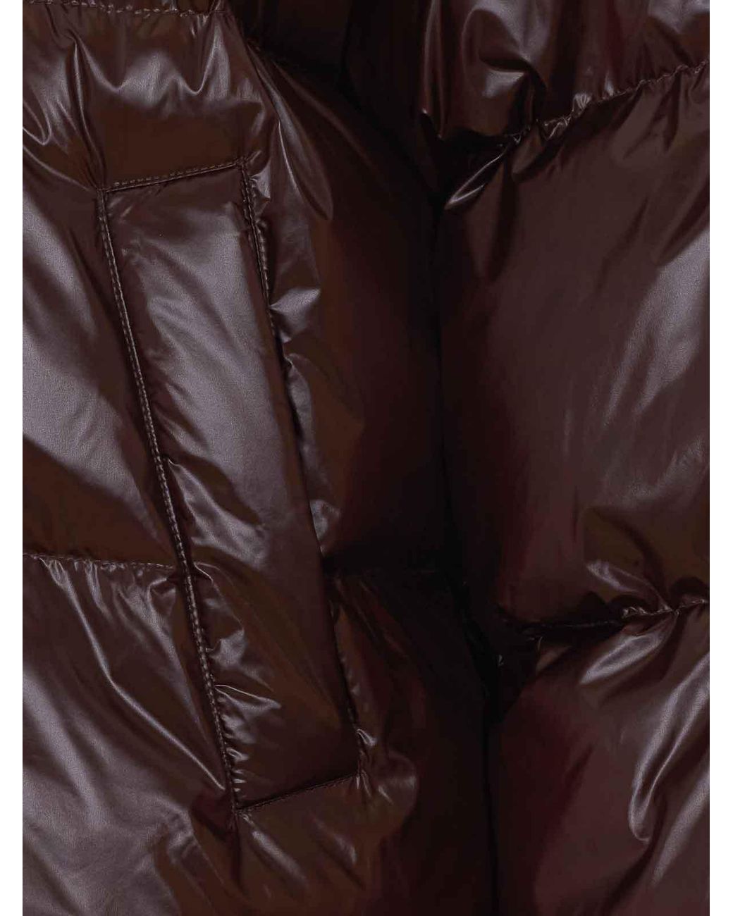 Mulberry Brown Impasto Down Jacket