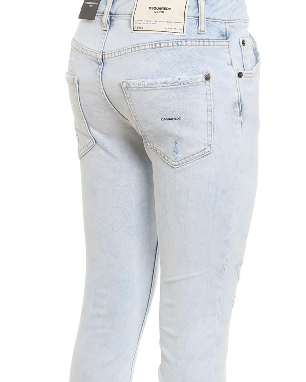 DSquared² Blue Cool Girl Cropped Jeans