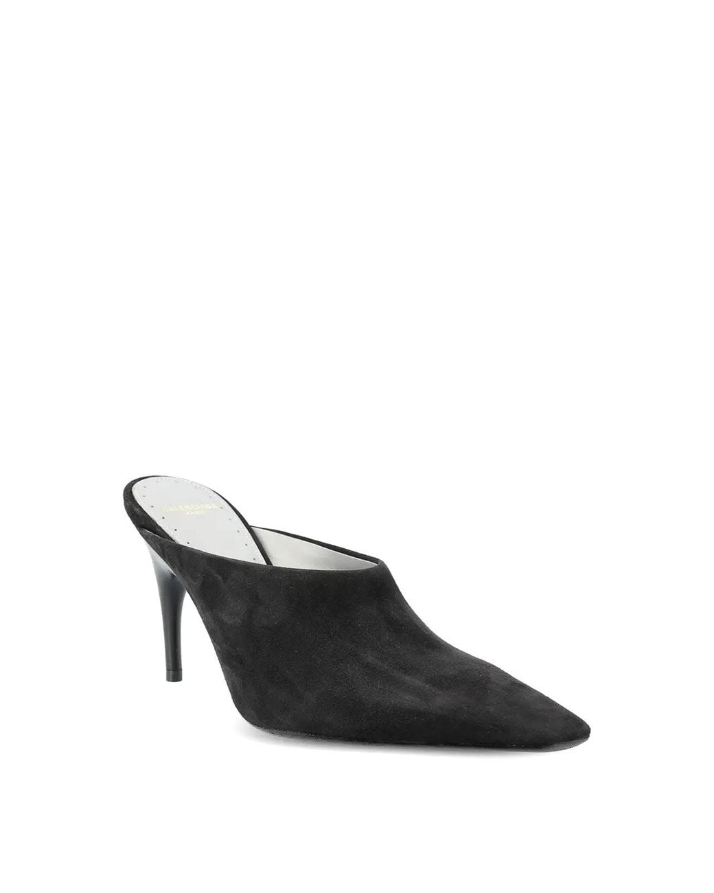 Balenciaga Black Duchesse Mules