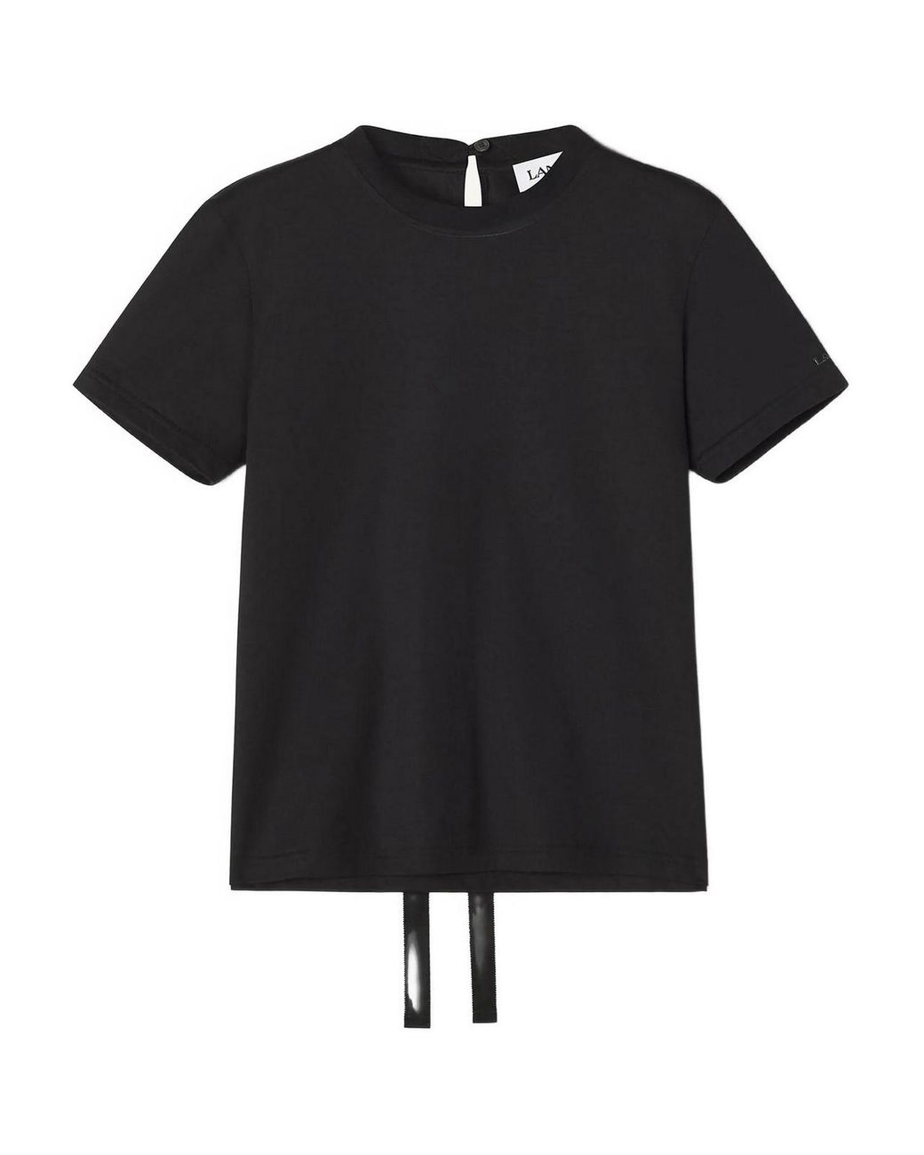 Lanvin Black Knot Detail T-Shirt