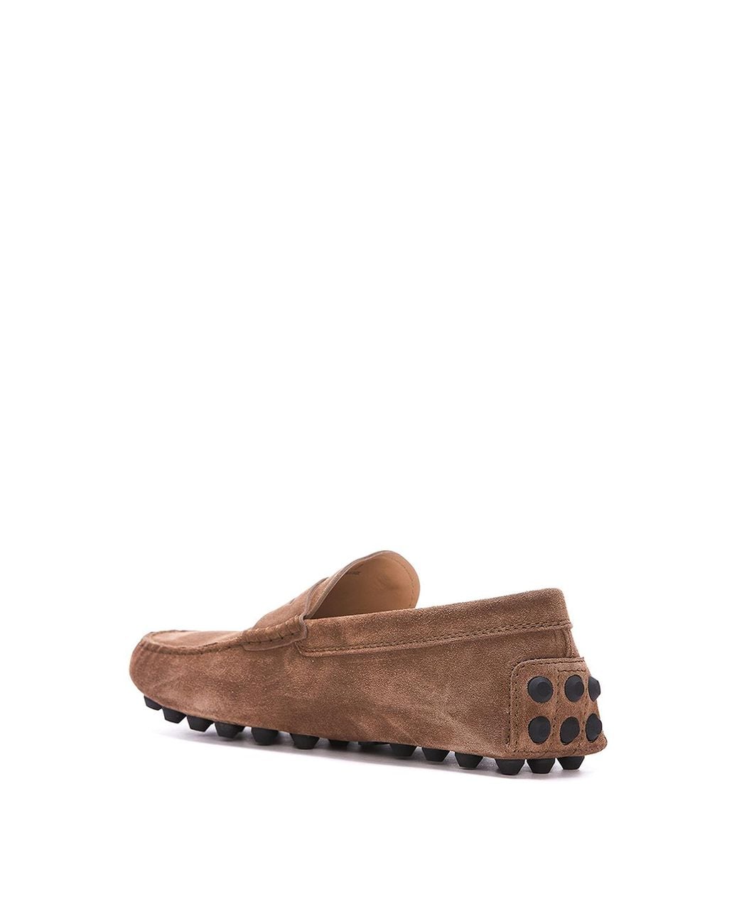Tod's Brown Suede Driving Loafers for men